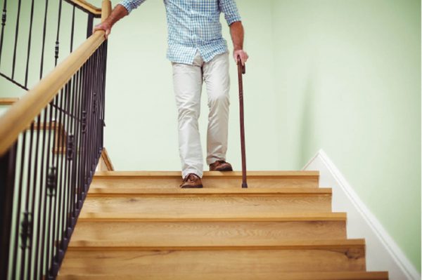 People-Treads-clear-light-stairs-man-cane